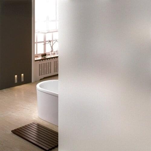 Waterproof Frosted Glass Opaque Window Privacy Film Home Decor Film Bedroom Bathroom Sticker Self Adhesive Film