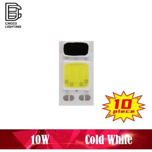 10PCS COB LED Lamp Chip 10W AC 220V Cold White No Need Driver LED Flood Light Bulb Chip DIY Spotlight Floodlight Chip