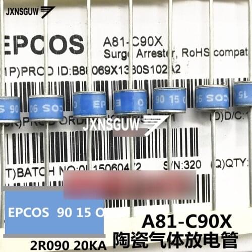 10PCS original A81-C90 EPCOS 90 15 O lightning arrester 8X6 blue 2R 90V original B88069X1380S102A2 A81C90X a81-c90x