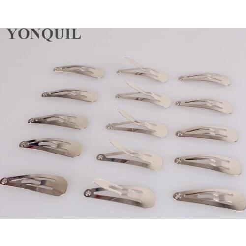 30MM Iron Snap Hair Bow Clips DIY Hairpins Girl Clips BB Clips DIY Hair Accessories 300Pcs/Lot Wholesale SYHC10