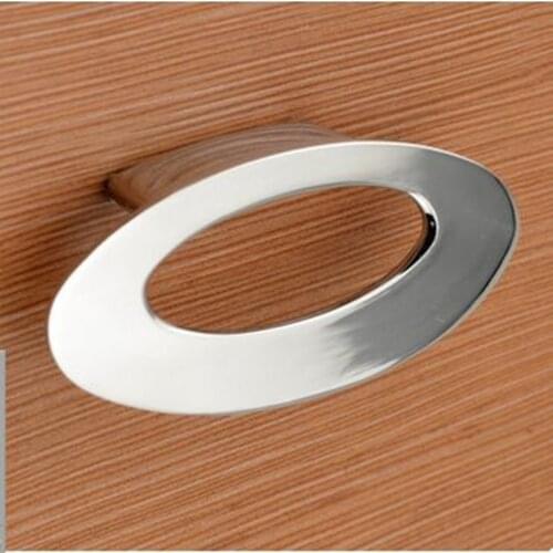 32mm modern simple fashion shiny silver drawer tv cabinet pulls knobs bright chrome dresser cupboard door handles knobs