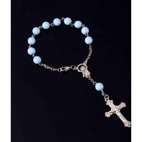 48 Pieces / Religious Bracelet Central Rosary Sacred Compassion Mary Guadalupe Sacred Heart Jesus Icon Icon Religious Center Gif