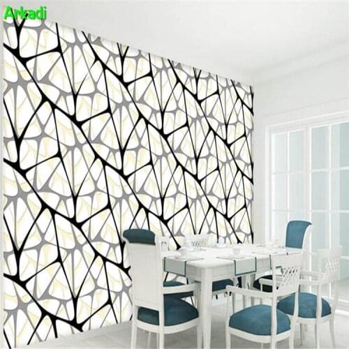 Large 3d black and white stone texture TV background wallpaper wallpaper living room bedroom wallpaper any size