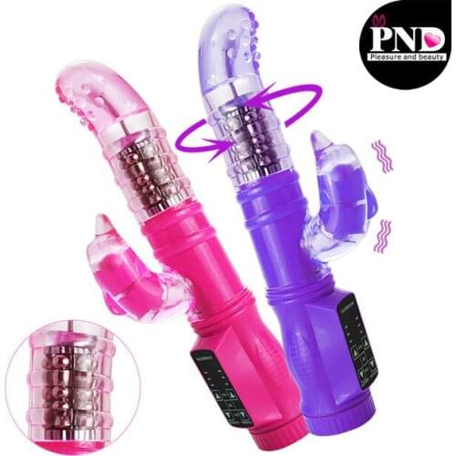 12 Speed Strong Rabbits Vibrator Clitoris Stimulator Double G-Spot Massager Sex Toys For Women Female Masturbator Sex Shop