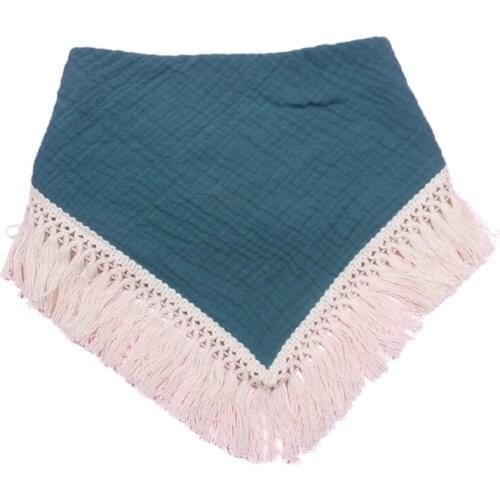 Cotton Baby Bibs Adjustable Triangle Newborns Saliva Towel Toddler Burp Cloth