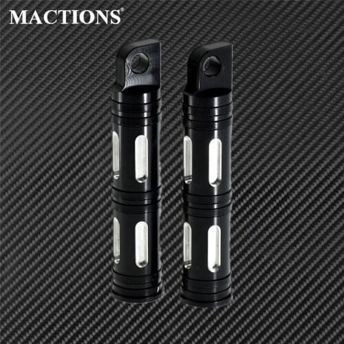 Motorcycle CNC Foot Pegs Footrests Pedal Aluminum For Harley Sportster 883 1200 XL Touring FLHR Dyna Softail Cross Bones V-Rod