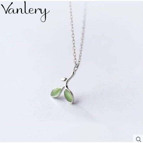 Vintage Opal Leaf Choker Necklace For Women Long Chains Statement Necklace 2021 New Trendy Jewelry Gift