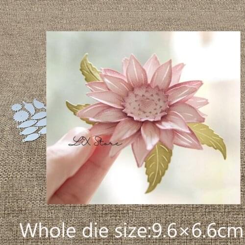 XLDesign Craft Metal Cutting Die cut dies dahlia flower decoration scrapbook Album Paper Card Craft Embossing die cuts