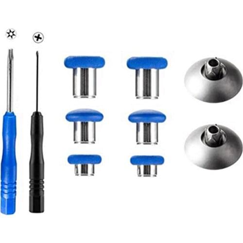 FULL-Replacement Swap Thumbsticks (8 pcs) Fits for PS4 DualShock 4 & Xbox One Xbox One Elite Nintendo Switch Pro Controller