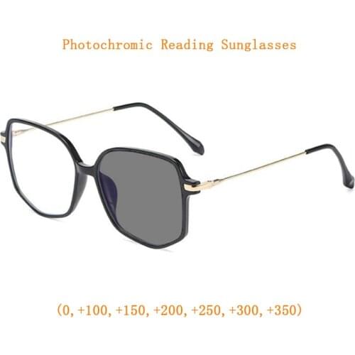 Photochromic Reading Sunglasses for Women Men Presbyopic Eyeglasses Magnifier Travel Driving Reader Glasses Spectacles +1.0~+3.0