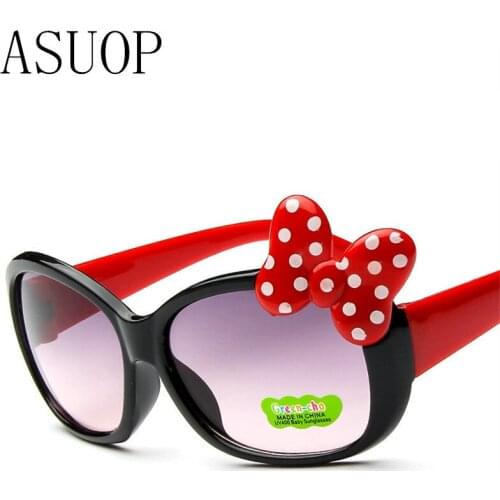 2019 new men and women childrens sunglasses oval bow UV400 fashion glasses classic high-end brand retro design sunglasses
