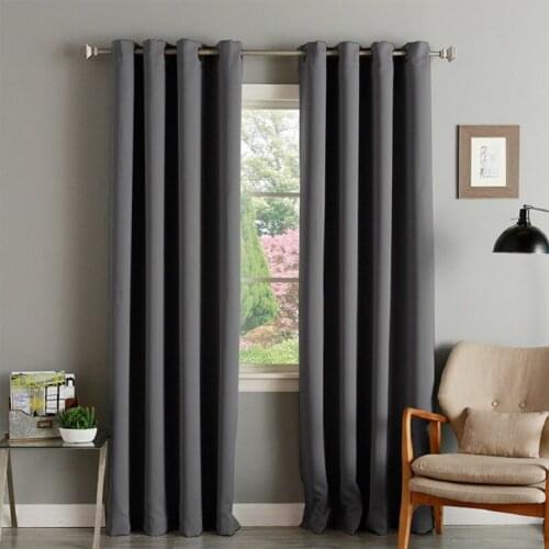 Modern and Simple Pure Color Curtain High-quality High-quality Exquisite and High-shading Curtains for Living Room Bedroom