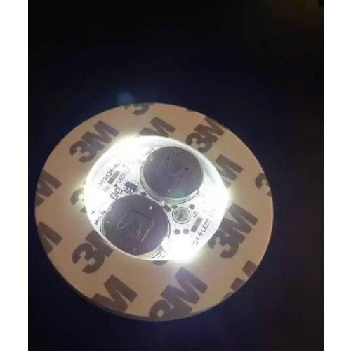 50pcs/lot Super bright 3mm 6LED Flash Light Bulb Bottle Cup Mat Coaster LED glorifier mini glow stick For Clubs Bars Party-White