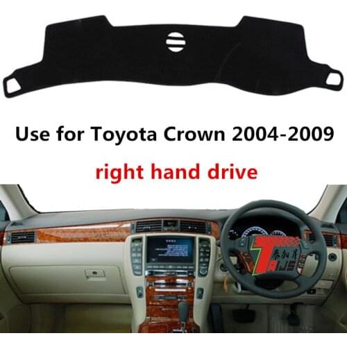 TAIJS Right Hand Drive Classic Style Car Dashboard Cover Dust Resistant Mat Fit for TOYOTA CROWN 2004-2009