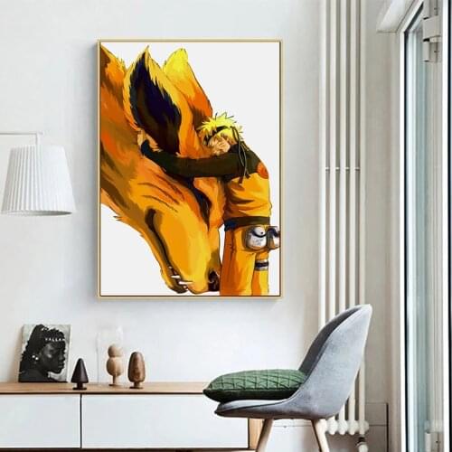 Japanese Anime Posters and Prints Wall Art Decoration Canvas Painting Wall Poster Kids Room Cuadros Mural Home Decor Gift