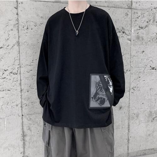 2020 Mens Cotton Casual Hoodies New Clothes Leopard Printed Coats Long Sleeve Trendy Sweatshirts 3 Color Pullover M-2XL