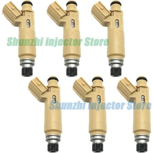 6pcs Fuel Injector Nozzle For Toyota 1ZZ 1ZZFE COROLLA AVENSIS CELICA 1.8 23250-22020 2325022020 23209-22020 2320922020