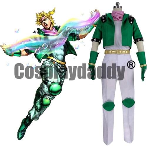 All Star Battle Caesar Anthonio Zeppeli Caesar-chan Caesarino Uniform Outfit Game Cosplay Costume S002