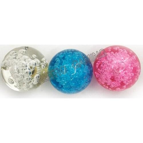 Free Shipping 2pcs/lot 40mm crystal ball Joystick topball for arcade joystick suitable to Sanwa joystick/Zippy/Seimitsu parts