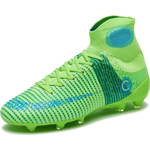 Boots Mens Outdoor Turf Football Cleats Soccer Shoes Professional Football Shoes Training Sports Sneakers Man Chuteira Futelbol