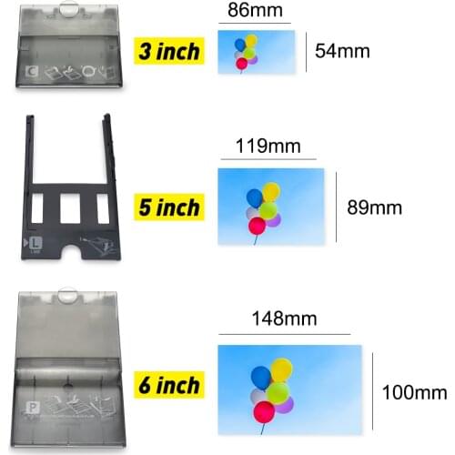 Paper Input Tray Fit for Canon Selphy CP1300 CP1200 CP1000 CP910 CP900 Photo Printer Tray 3/5/6 inch Postcard Size 3 inch Tray