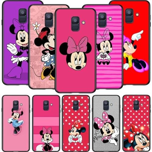 Hot Mickey Mouse Disney For Samsung Galaxy A8 A9 A7 A750 A6 A5 A3 A6S A8S Star Plus 2016 2017 2018 Black Soft Phone Case