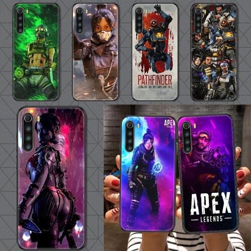 Game Apex Legends Phone case For Xiaomi Redmi Note 7 7A 8 8T 9 9A 9S 10 K30 Pro Ultra black luxury bumper trend coque 3D Etui