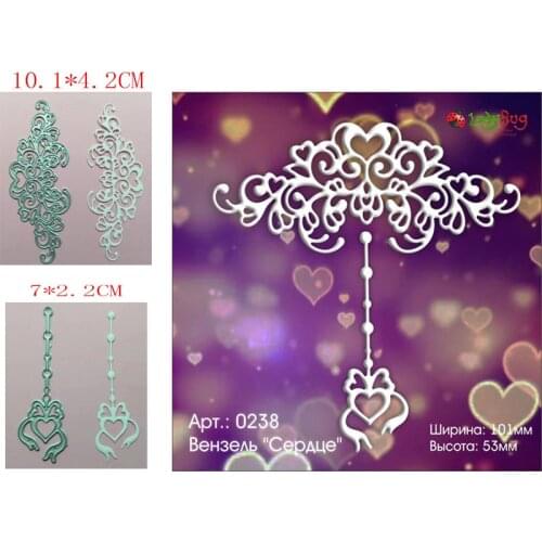 Love embossing process Metal 2021 new diy die mold scrapbooking paper Making embossing tools die cuts crafts for decoration