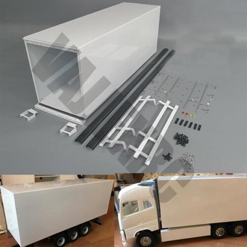1 / 14 Scale Metal Container Diy Kit for 1/14 Scale Tamiya Remote Control Truck Tractor Scania R620 Man Tgx Actros Acros Fh16