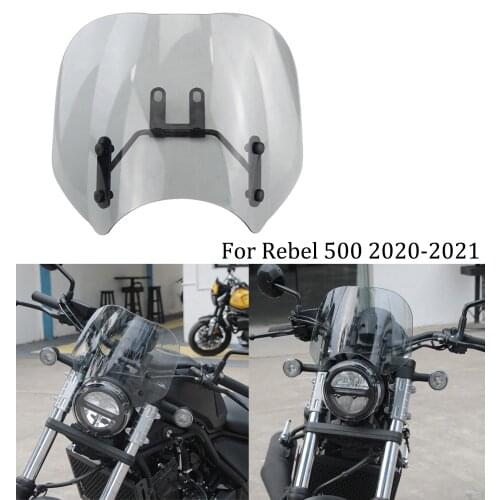 Mtk racing for honda rebel 500 cmx 500 300 rebel 500 motorcycle front screen windshield breeze fairing 2020-2021