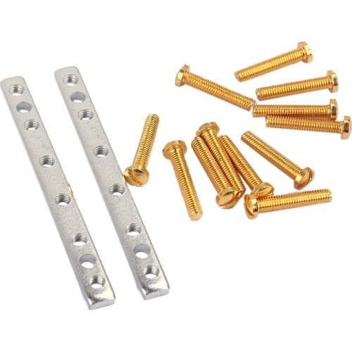 Pack of 2 50mm Guitar Pickup Spacer with Pickup Mounting Screws for Electric