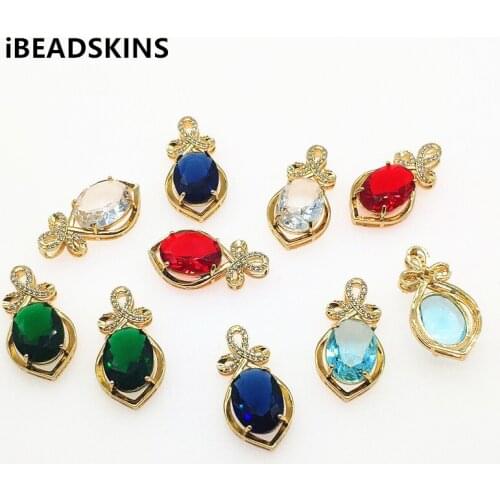 New arrival! 32x17mm 20pcs Drop Crystal CZ Drop Charm for Hand Made Necklace/Earrings DIY parts,Jewelry Findings & Components