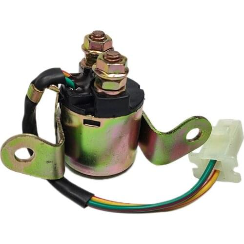 New Motorcycle Starter Solenoid Relay For SUZUKI VS800GLV VS 800 GLV INTRUDER 1992-1997 Motorcycle Starter Relay Black Metal New