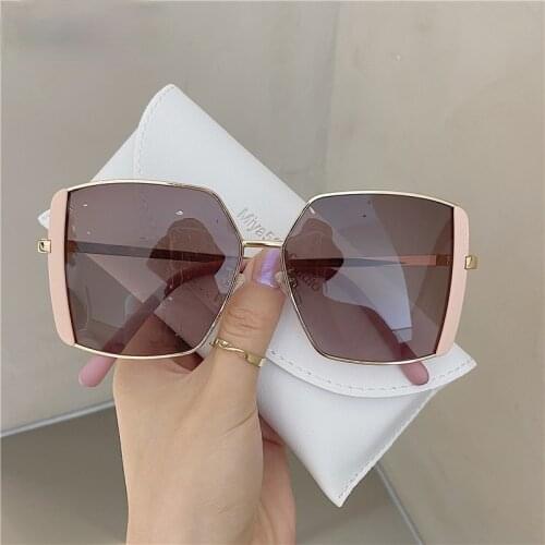 Luxury Sunglasses Women 2021 Sunglasses For Women Glasses Retro Design Sunglasses Women Metal Half Frame Eyewear