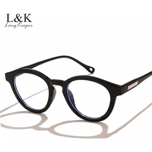 Blue Light Blocking Glasses Women Men Retro Round Frame Eyewear Optical Spectacles Clear Lens Computer Gaming Goggles UV400