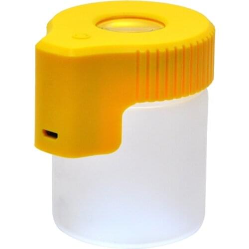 Food Storage Bottle LED Luminous Glass Storage Tank Multifunctional Storage Container for Home Kitchen