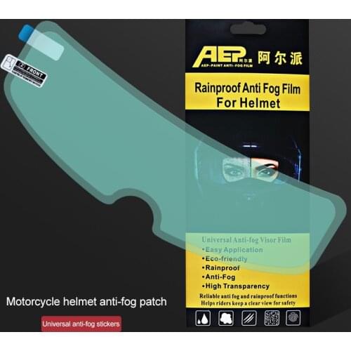 Universal Helmet HD Clear Anti-Fog Patch Film Motorcycle Helmet Lens Fog For K3 K4 AX8 LS2 HJC MT Helmets Car Accessories TSLM1