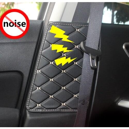 2pcs for SUZUKI Vitara 2016-2017 S-CROSS Alivio Safety belt buckle Protective pad B column protection pad