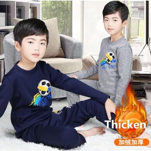 Winter Home Wear Kids Clothes Boys 3 4 5 6 7 8 9 10 11 12 Years Boys Clothing Set Sports Suit Boys Hooded Sweatshirt And Pants