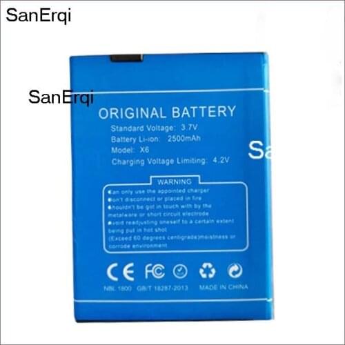 10pcs Battery For DOOGEE X6 Battery 3000mAh Bateria Accumulator AKKU for DOOGEE X6 Pro Battery