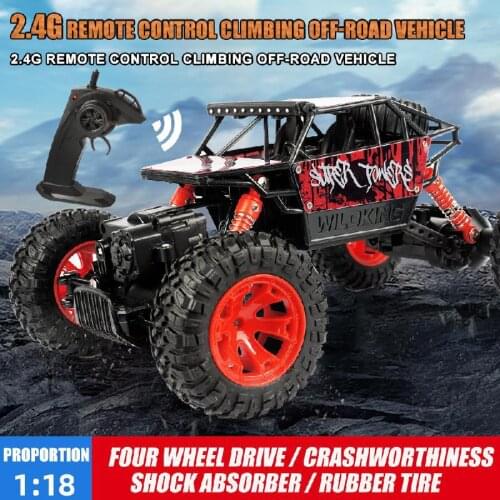 2.4g Remote Control Car 1:16 Four-wheel Drive Twist-desert Car Off-road Vehicle Toy High-speed Climbing Car Childrens Toy