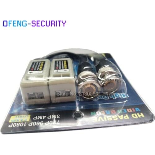 5Pair 720P 960P 1080P 3MP 4MP 5MP Video Balun Compatible With all CVI, TVI, AHD, CVBS No Power Required