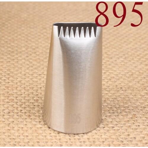 895# 304 Stainless Steel Single-Sided Woven Decorating Nozzle Welding Polishing Baking DIY Tool Medium