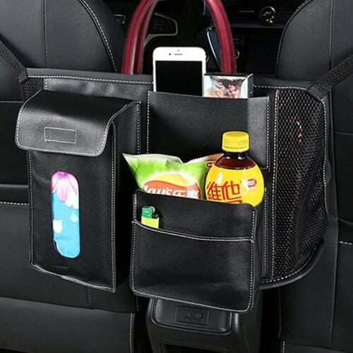 Car Multifunction Chair Back Sundries Storage Bag Car Interior Accessories Phone Food Drinking Stowing Tidying Seat Organizer