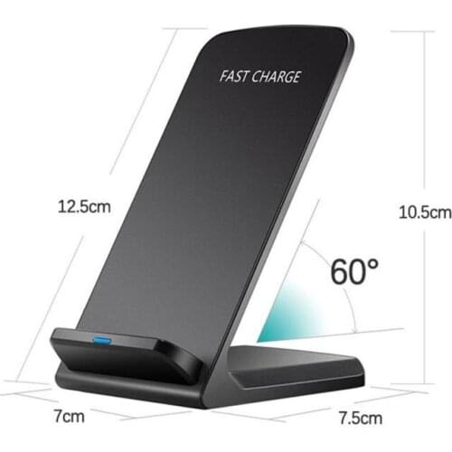 10W Qi Wireless Charging Stand Dock Fast Wireless Charger Phone Holder for IPhone 11 X XR XS Max Samsung S10 S9 Note9 Xiaomi