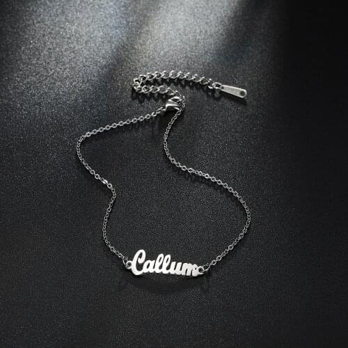 DOREMI Custom Name Bracelet Baby Handwriting Signature Love Message Customized Gift Charms Handmade Women Kids Baby Jewelry