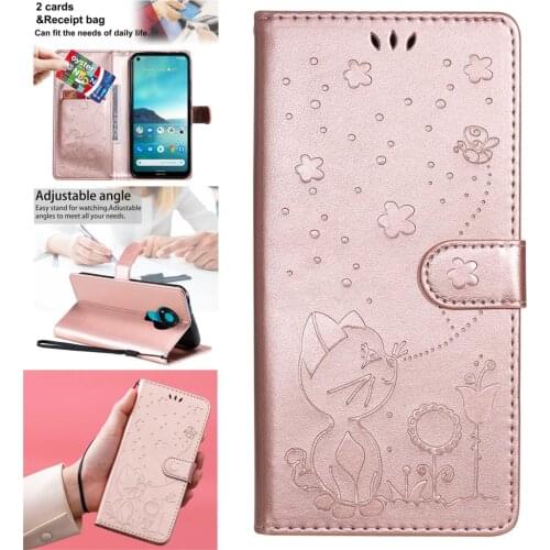 PU Leather Cases For cellular Nokia 3.4 Green Coque Cellphone Case sFor Nokia Csse telefoon 3.1 Plus 3.2 Wallet Book Phone Bag