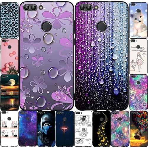 For Huawei P smart Case Soft Silicone Protective Cover For Huawei Enjoy 7S Phone Back Cover Huawei P smart Case Fundas Bumper