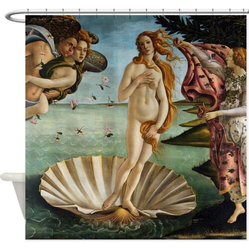 Botticelli Birth of Venus Decorative Fabric Shower Curtain