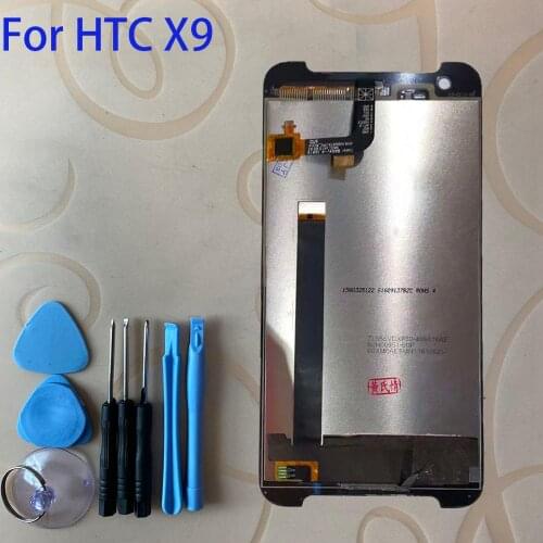 For One X9 LCD Display Touch Screen Digitizer Sensor Panel Glass + LCD Display Monitor Screen Panel Assembly +Free Tools